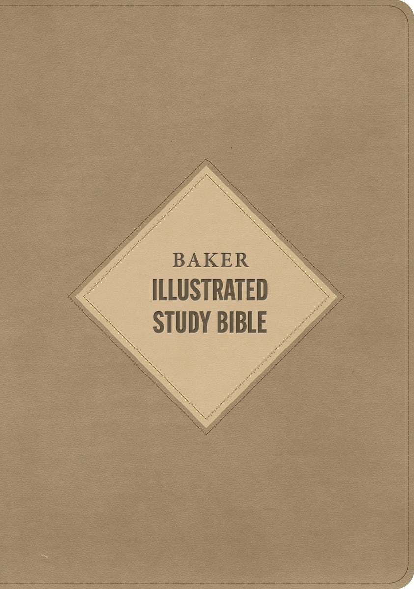 Cover image for CSB Baker Illustrated Study Bible, Khaki Leathertouch, isbn: 9798384540236