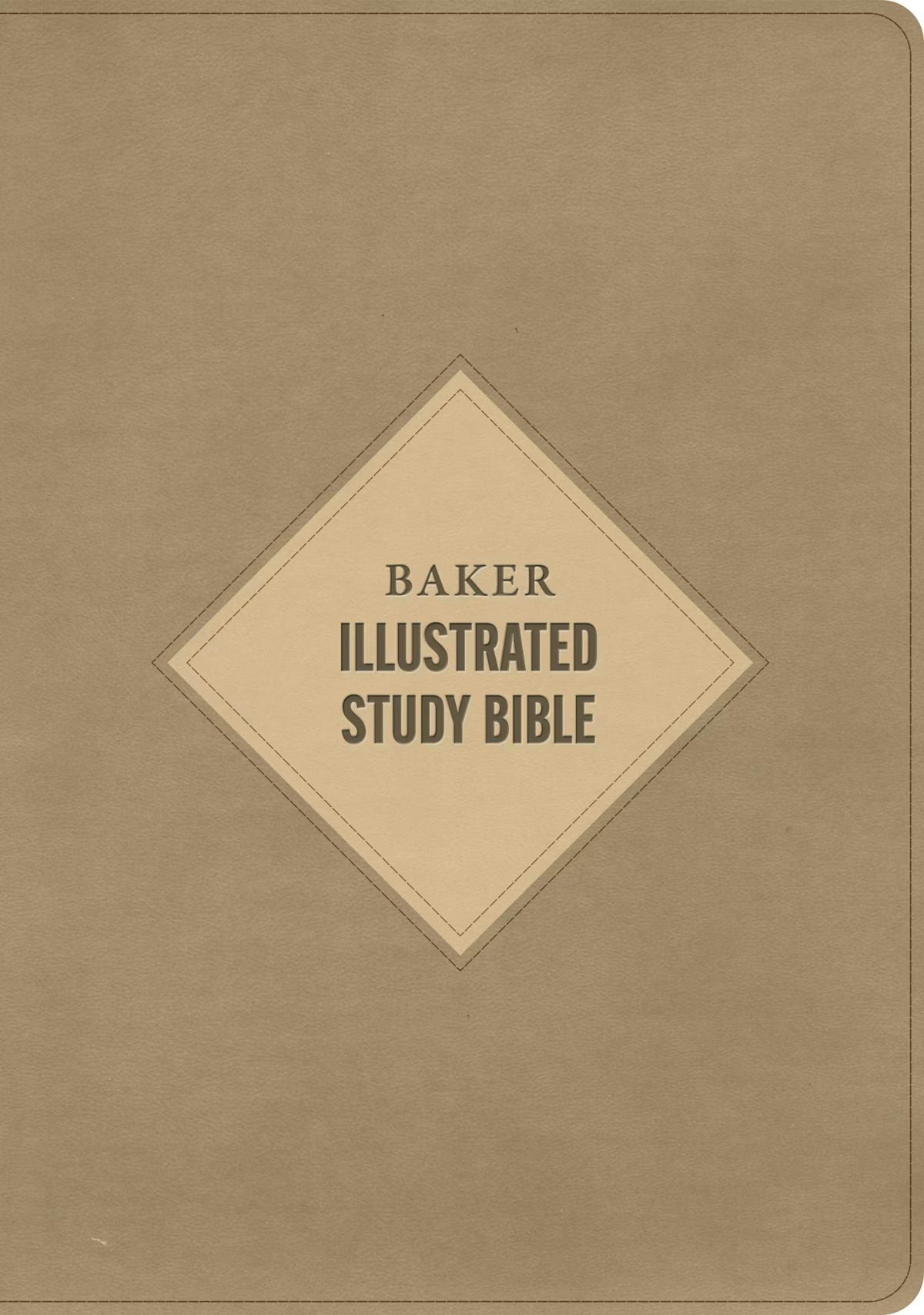 Cover image for CSB Baker Illustrated Study Bible, Khaki Leathertouch, Indexed, isbn: 9798384540243