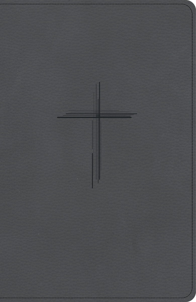 Cover image for CSB Personal Size Giant Print Bible, Digital Study Edition, Charcoal Suedesoft Leathertouch, Indexed, isbn: 9798384540724