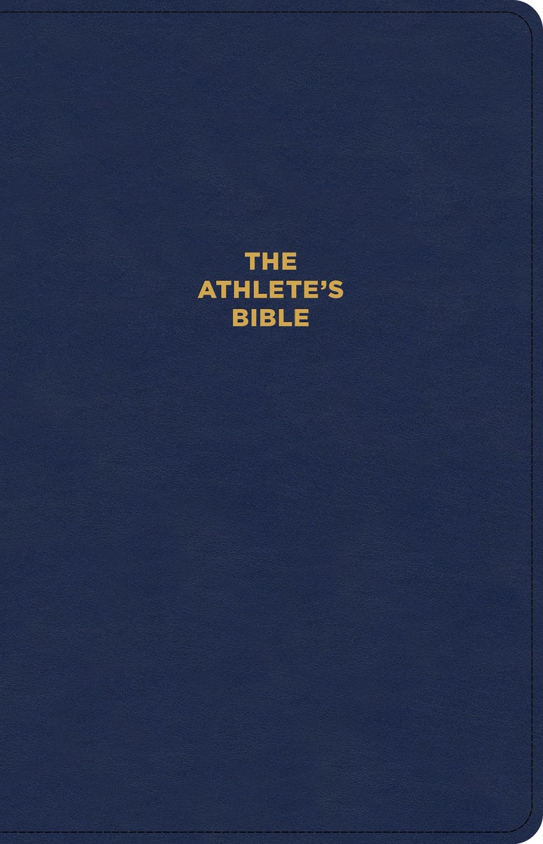 Cover image for CSB Athlete's Bible, Revised and Updated, Optimal Type, Navy Leathertouch, isbn: 9798384545705