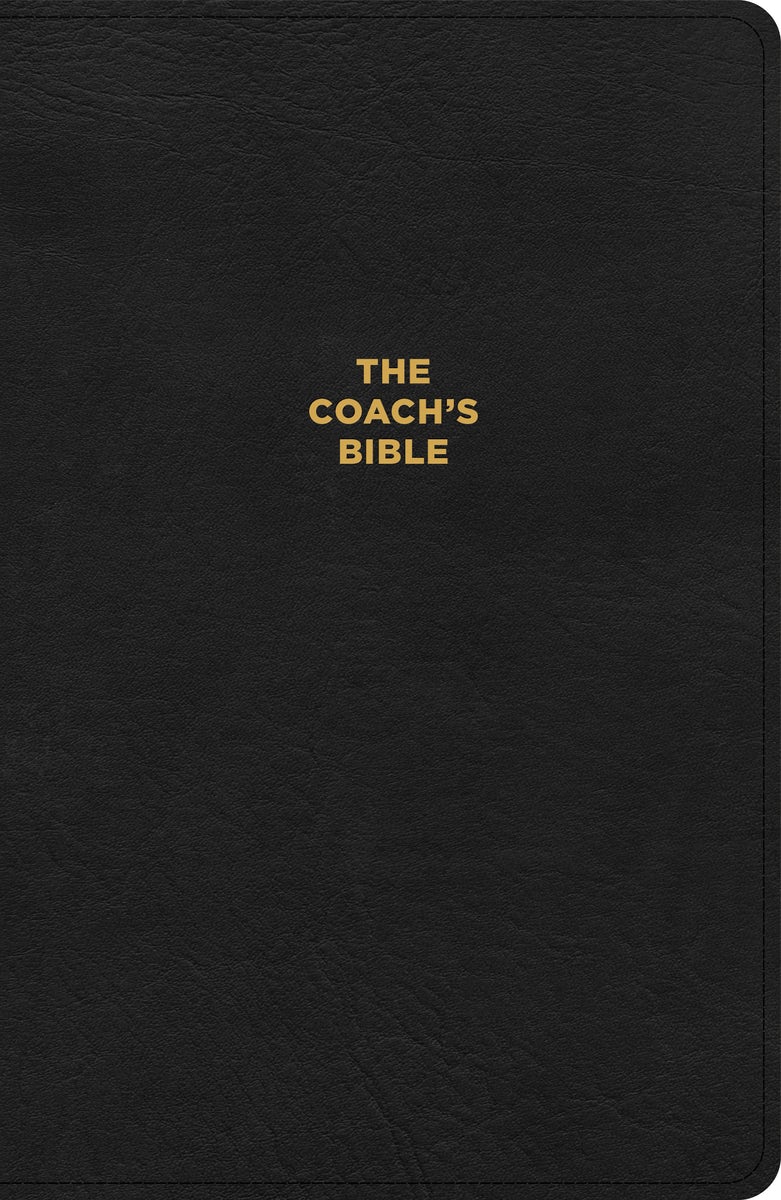 Cover image for CSB Coach's Bible, Revised and Updated, Optimal Type, Black Leathertouch, isbn: 9798384545712