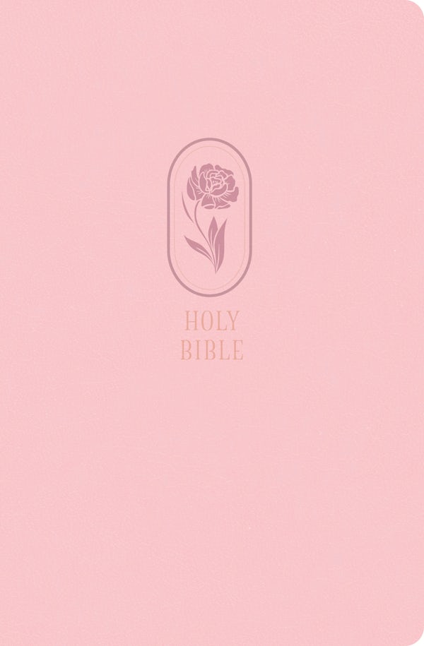 Cover image for KJV Large Print Personal Size Reference Bible, Blush Pink Leathertouch, Indexed, isbn: 9798384546177