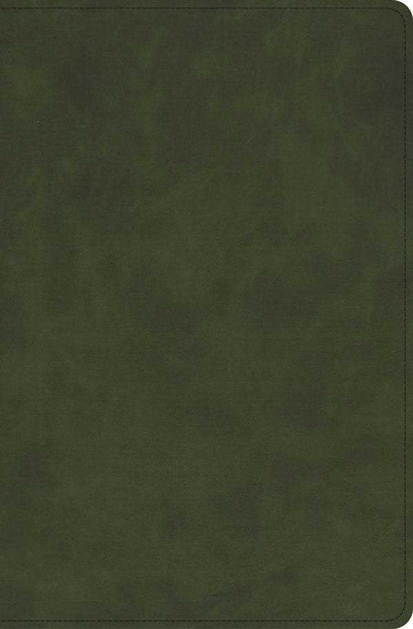 Cover image for CSB Personal Size Bible, Holman Handcrafted Collection, Zipper Closure, Marbled Olive Premium Calfskin, isbn: 9798384546221