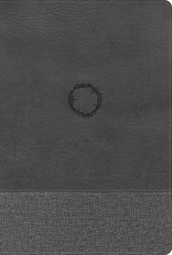 Cover image for CSB Super Giant Print Reference Bible, Optimal Type, Digital Study Edition, Charcoal Leathertouch, isbn: 9798384546467