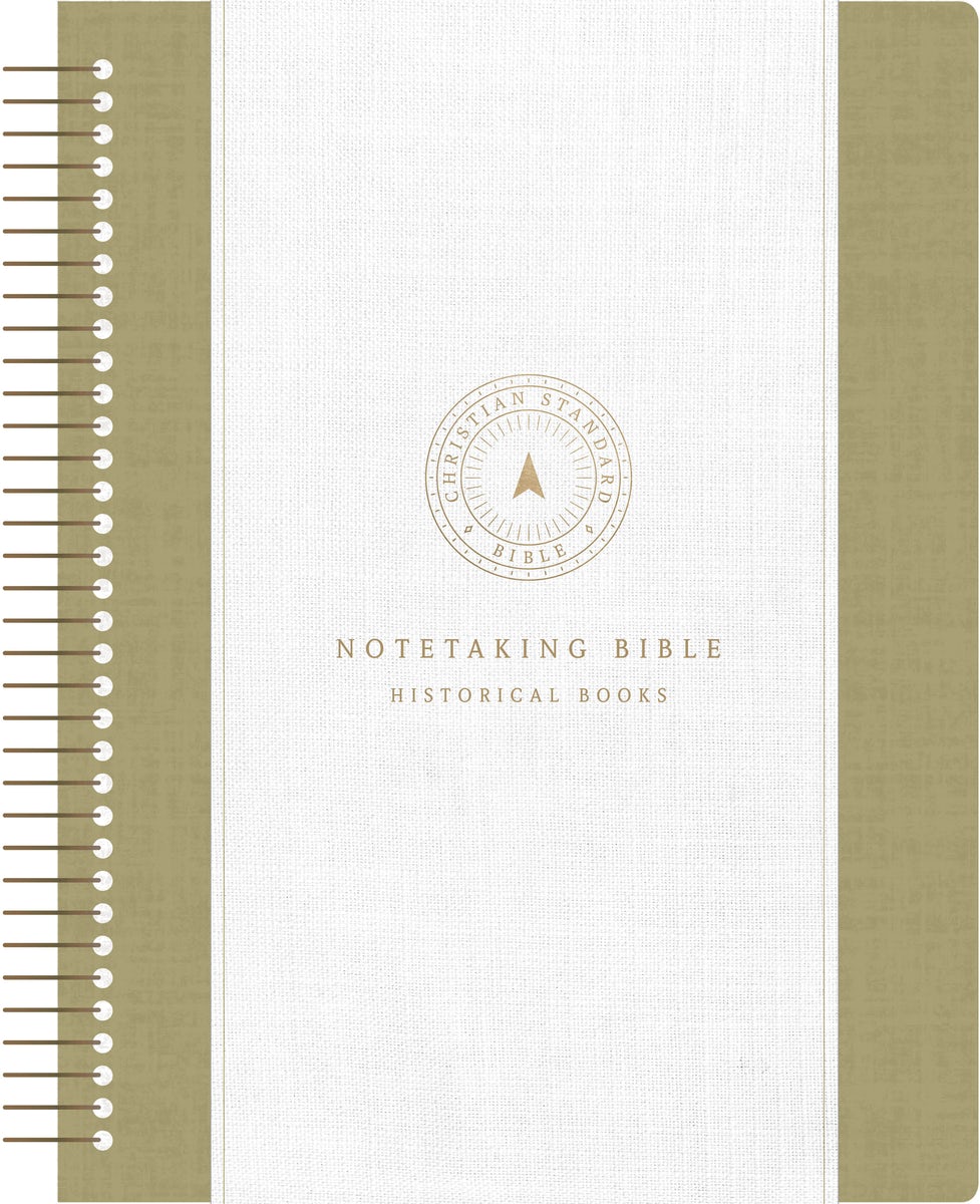Cover image for CSB Spiral-Bound Notetaking Bible, Optimal Type, Historical Books, isbn: 9798384552598