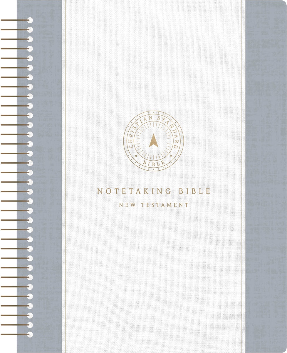 Cover image for CSB Spiral-Bound Notetaking Bible, Optimal Type, New Testament, isbn: 9798384552604