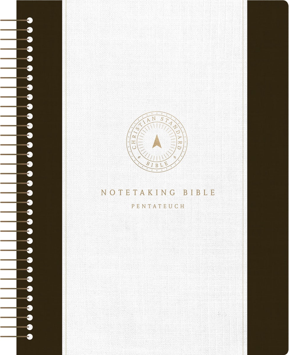 Cover image for CSB Spiral-Bound Notetaking Bible, Optimal Type, Pentateuch, isbn: 9798384552611