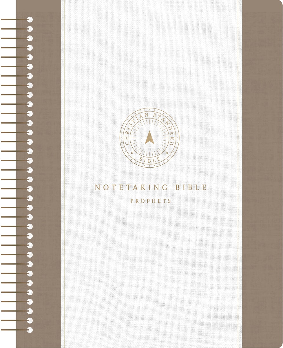 Cover image for CSB Spiral-Bound Notetaking Bible, Optimal Type, Prophets, isbn: 9798384552628