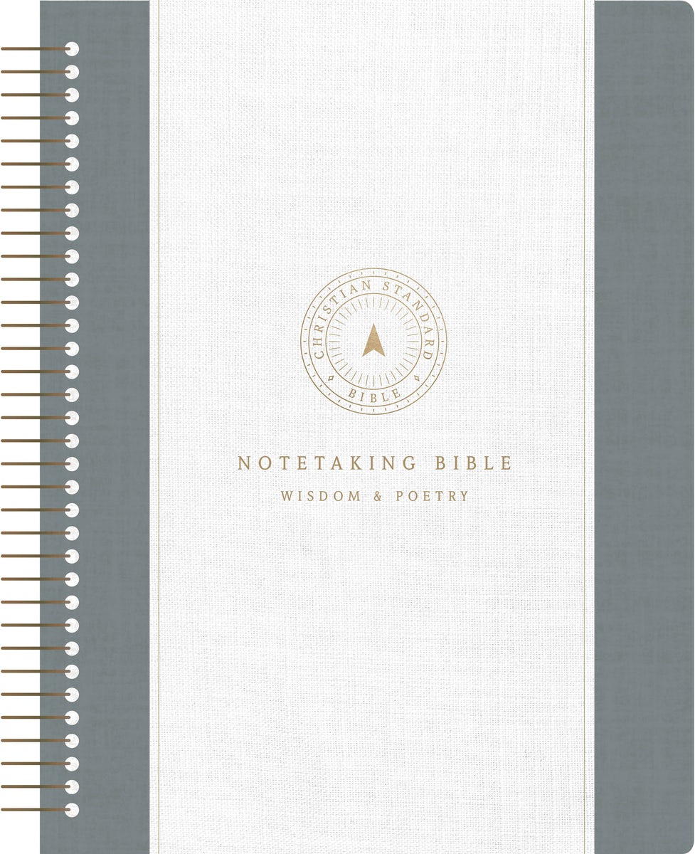 Cover image for CSB Spiral-Bound Notetaking Bible, Optimal Type, Wisdom and Poetry, isbn: 9798384552635