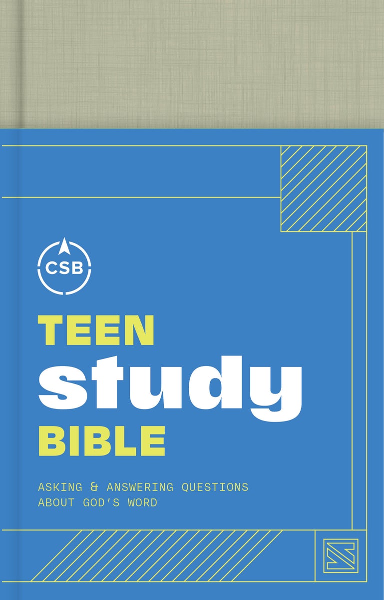 Cover image for CSB Teen Study Bible, Optimal Type, Gray Hardcover, isbn: 9798384552802