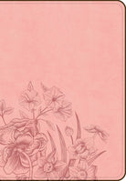 Cover image for CSB Large Print Compact Reference Bible, Optimal Type, Digital Study Edition, Pink Floral Leathertouch, isbn: 9798384552987
