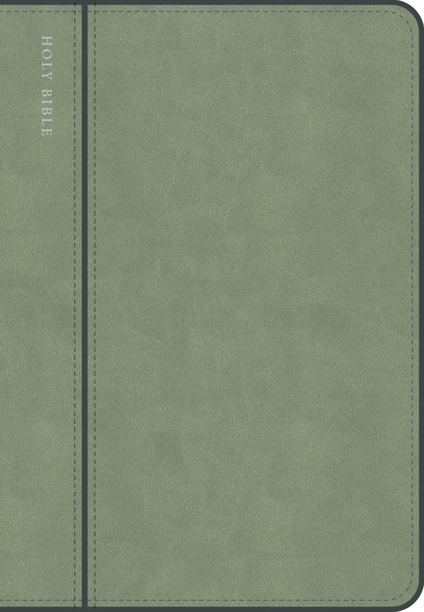 Cover image for CSB Personal Size Giant Print Bible, Optimal Type, Digital Study Edition, Sage Suedesoft Leathertouch, isbn: 9798384553076