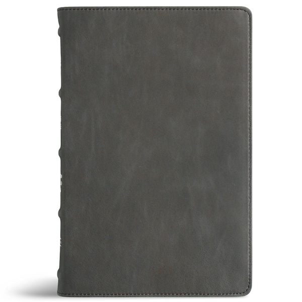 Cover image for CSB Thinline Bible, Optimal Type, Holman Handcrafted Collection, Marbled Slate Premium Calfskin, isbn: 9798384553106