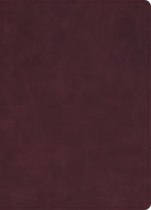Cover image for KJV Single-Column Wide-Margin Bible, Holman Handcrafted Collection, Marbled Burgundy Premium Calfskin, isbn: 9798384553137