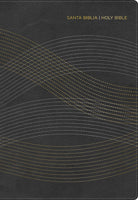 Cover image for Rvr 1960/KJV Biblia Bilingï¿½e Tamaï¿½o Personal, Gris Mercurio, Sï¿½mil Piel, isbn: 9798384554295
