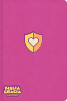 Cover image for Rvr 1960 Biblia Gracia Para Niï¿½os, Rosa, Sï¿½mil Piel, isbn: 9798384554332