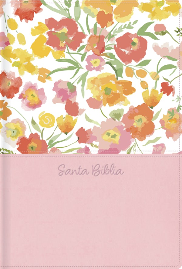 Cover image for Rvr 1960 Letra Grande Tamaï¿½o Manual, Ediciï¿½n Especial, Rosa Primavera, Sï¿½mil Piel, isbn: 9798384555469