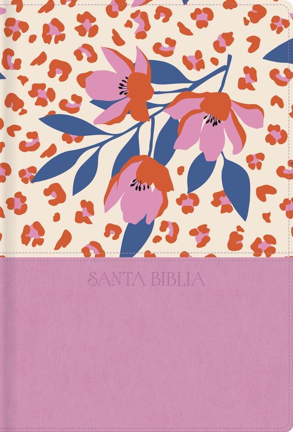 Cover image for Rvr 1960 Letra Grande Tamaï¿½o Manual, Ediciï¿½n Especial, Rosa Floresta, Sï¿½mil Piel, isbn: 9798384555483