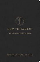 Cover image for CSB Pocket New Testament with Psalms and Proverbs, Easy-To-Read Optimal Type, Black Leathertouch, isbn: 9798384557203