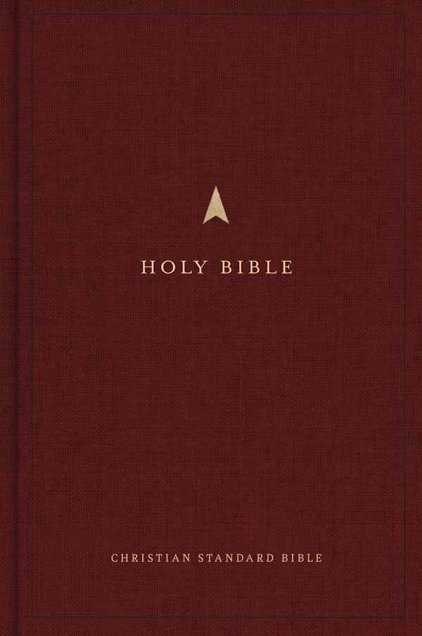 Cover image for CSB Pew Bible, Large Print Edition, Easy-To-Read Optimal Type, Burgundy Cloth Over Board, isbn: 9798384557272