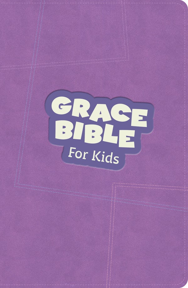 Cover image for CSB Grace Bible for Kids, Purple Leathertouch (Dyslexia Friendly), isbn: 9798384557449