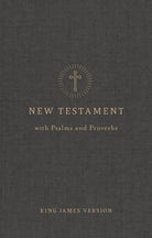 Cover image for KJV Pocket New Testament with Psalms and Proverbs, Charcoal Trade Paper, isbn: 9798384557692