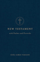 Cover image for KJV Pocket New Testament with Psalms and Proverbs, Navy Trade Paper, isbn: 9798384557715