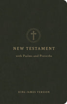 Cover image for KJV Pocket New Testament with Psalms and Proverbs, Olive Leathertouch, isbn: 9798384557722