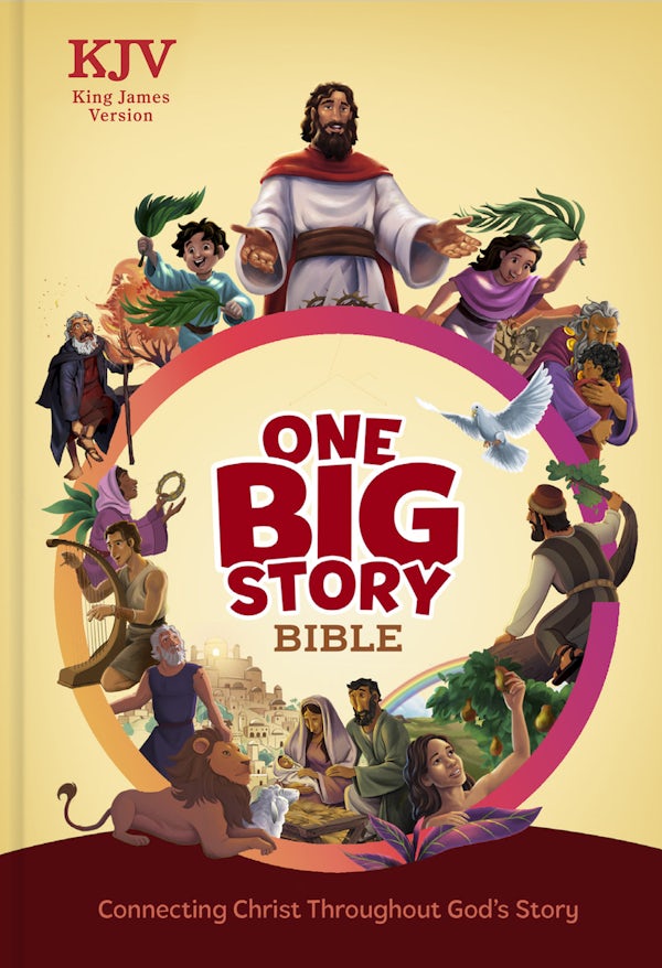 Cover image for KJV One Big Story Bible, Revised & Updated, Easy-To-Read Optimal Type, Hardcover, isbn: 9798384561699
