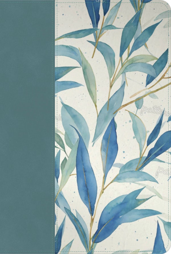 Cover image for CSB Notetaking Bible, Teal Floral Leathertouch, Zipper Edition, isbn: 9798384561781