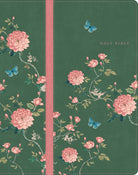 Cover image for CSB Notetaking Bible, Green Floral Leathertouch, Zipper Edition, isbn: 9798384561798