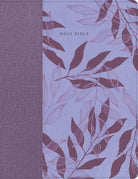 Cover image for CSB Large Print Compact Reference Bible, Digital Study Edition, Easy-To-Read Optimal Type, Lavender Floral Leathertouch, Zipper Edition, isbn: 9798384561828