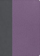 Cover image for CSB Study Bible, Large Print, Digital Study Edition, Gray/Lavender Leathertouch, Indexed, isbn: 9798384561842