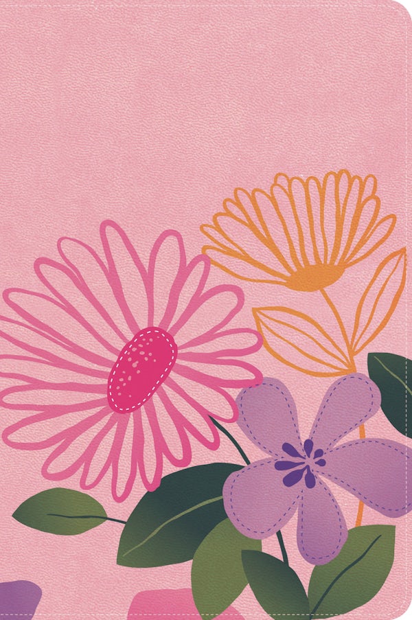 Cover image for CSB Kids Bible, Pink Floral Leathertouch, Zipper Edition, isbn: 9798384561958