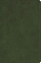Cover image for CSB Thinline Bible, Holman Handcrafted Collection, Easy-To-Read Optimal Type, Premium Marbled Olive Calfskin, Zipper Edition, isbn: 9798384561989