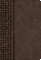 Cover image for KJV Large Print Compact Reference Bible, Brown Leathertouch, Zipper Edition, isbn: 9798384562009