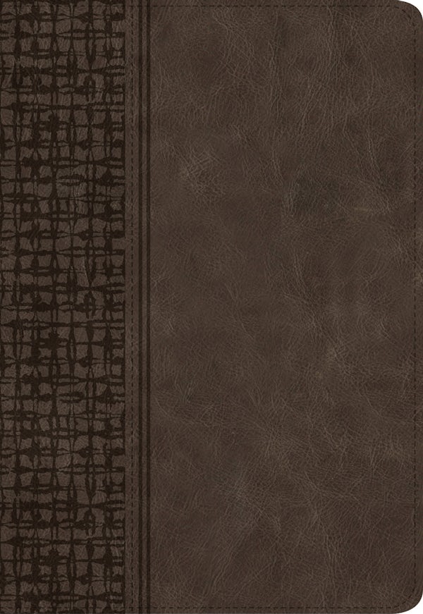 Cover image for KJV Large Print Compact Reference Bible, Brown Leathertouch, Zipper Edition, isbn: 9798384562009