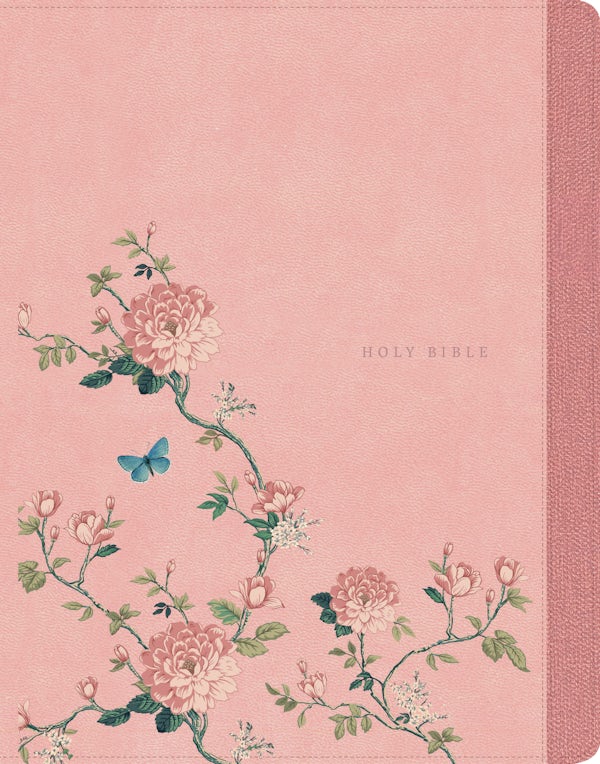 Cover image for KJV Notetaking Bible, Pink Floral Leathertouch, Zipper Edition, isbn: 9798384562016