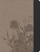 Cover image for KJV Notetaking Bible, Brown Floral Leathertouch, Zipper Edition, isbn: 9798384562023