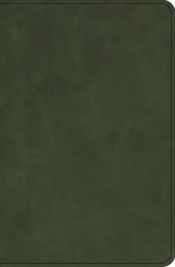 Cover image for KJV Thinline Bible, Holman Handcrafted Collection, Premium Marbled Olive Calfskin, Zipper Edition, isbn: 9798384562047