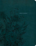Cover image for NASB Notetaking Bible, Large Print, Peacock Floral Leathertouch, Zipper Edition, isbn: 9798384562078