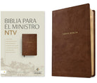Cover image for Biblia Para El Ministro Ntv, Letra Grande Con Filament (Sentipiel, Cafï¿½, Letra Roja), isbn: 9798400506901