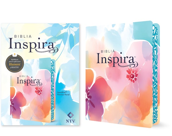 Cover image for Biblia Inspira Ntv Con Filament (Sentipiel, Paraï¿½so Floral), isbn: 9798400509568