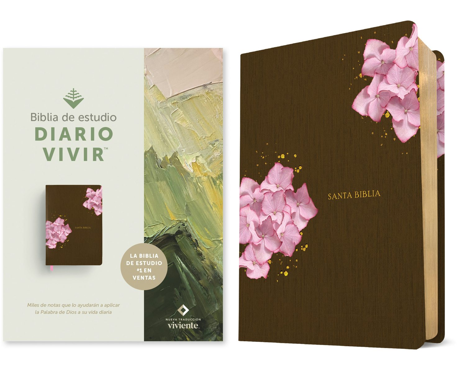 Cover image for Biblia de Estudio del Diario Vivir Ntv (Sentipiel, Café/Rosa, Letra Roja), isbn: 9798400510137