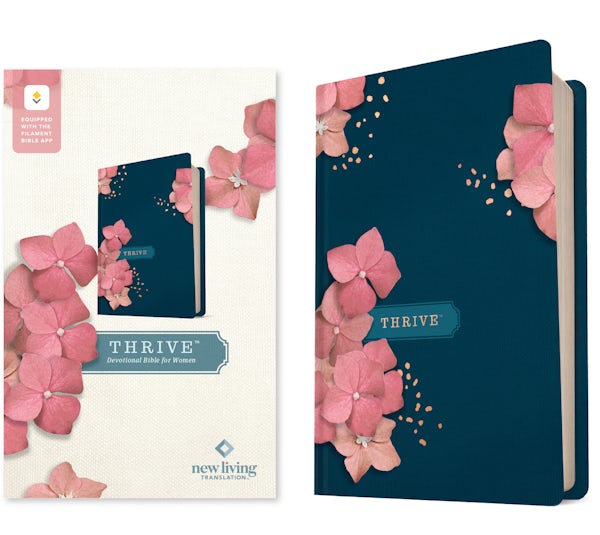 Cover image for NLT Thrive Devotional Bible for Women, Filament Enabled (Hardcover), isbn: 9798400515637