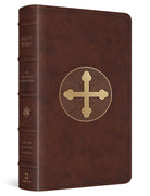 Cover image for ESV Bible with Creeds and Confessions (Trutone, Brown, Cross Trefoil Design), isbn: 9798874900137