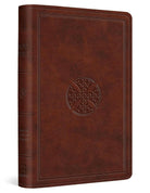 Cover image for ESV Value Compact Bible (Trutone, Chestnut, Mosaic Cross Design), isbn: 9798874902872