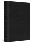 Cover image for ESV Large Print Compact Bible, Red Letter (Trutone, Black), isbn: 9798874902919