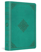 Cover image for ESV Value Large Print Compact Bible (Trutone, Teal, Ornament Design), isbn: 9798874903046