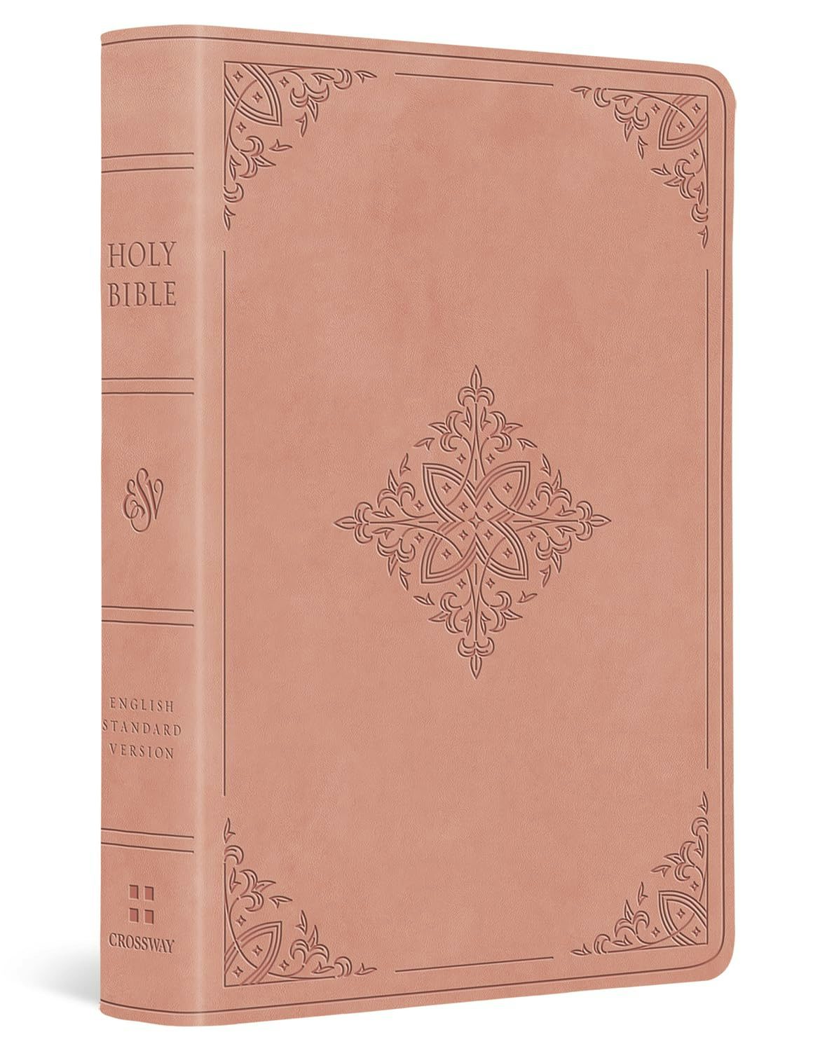 Cover image for ESV Value Large Print Compact Bible (Trutone, Blush Rose, Fleur-De-Lis Design), isbn: 9798874903077